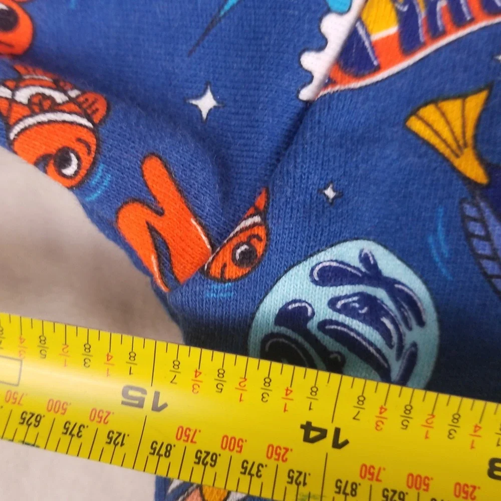 Disney Pixar Finding Nemo Dory Blue Zip Up Hoodie All Over Print Kids S NWOT‎
